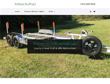 Tablet Screenshot of airboatstuff.com